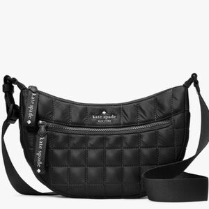 Kate Spade Quilted Crossbody Bag - Black